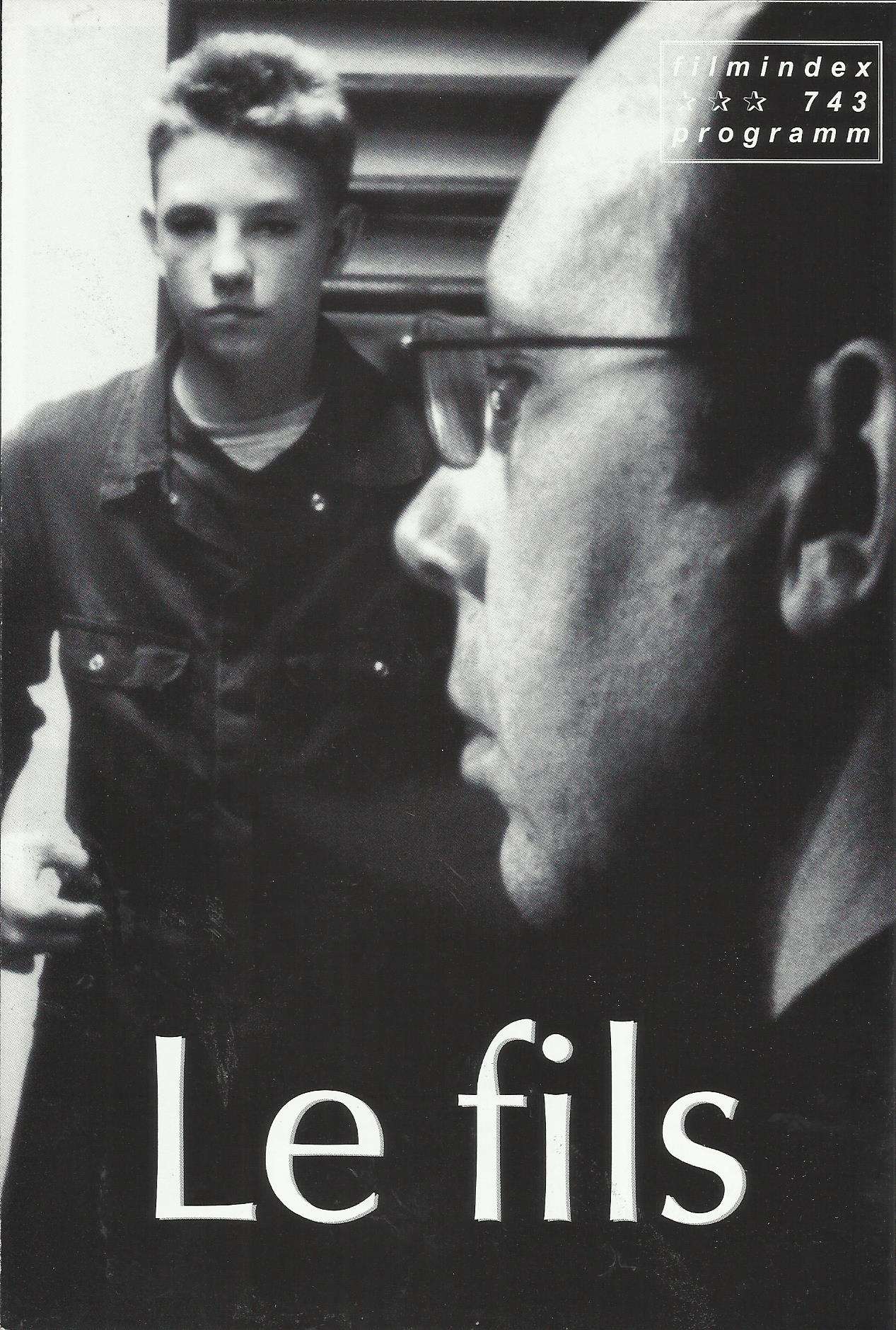 743: Le fils ( Jean - Pierre & Luc Dardenne ) Olivier Gourmet, Morgan Marinne, Isabella Soupart, Remy Renaud, Nassim Hassaini, Kevin Leroy, Felicien Pitsaer, Annette Closset, Fabian Marnette, Jimmy Deloof, Anne Gerard