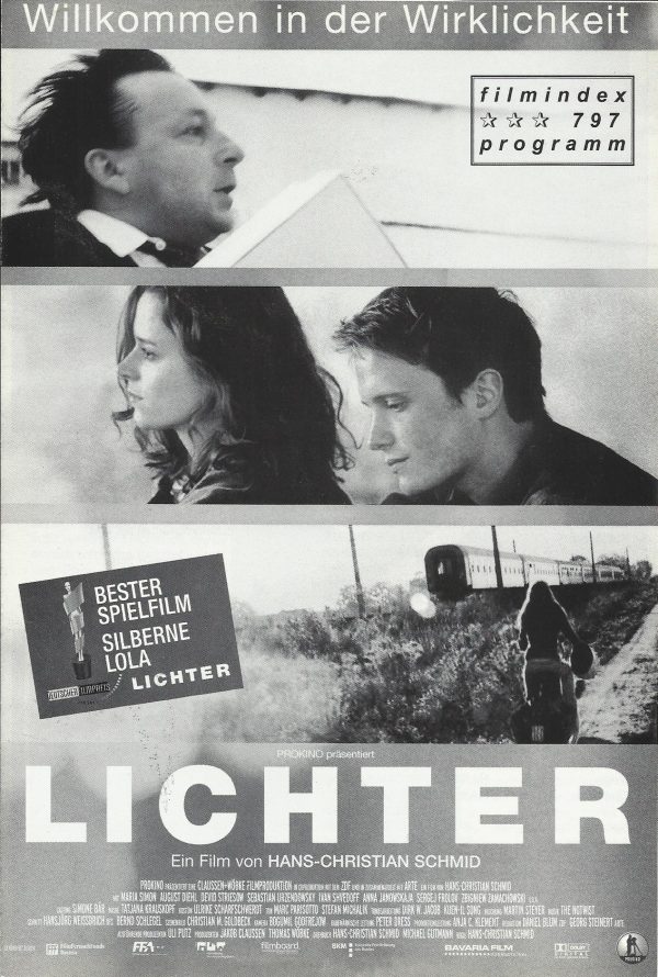 797: Lichter ( Hans-Christian Schmid ) Ivan Shvedoff, Sergej Frolov, Anna Janowskaja, Sevastian Urzendowsky, Alice Dwyer, Martin Kiefer, Tom Jahn, Devid Striesow, Claudia Geisler, Zbigniew Zamachowski, ALeksandra Justa, Marysia Zamachowska, Maria Simon, J