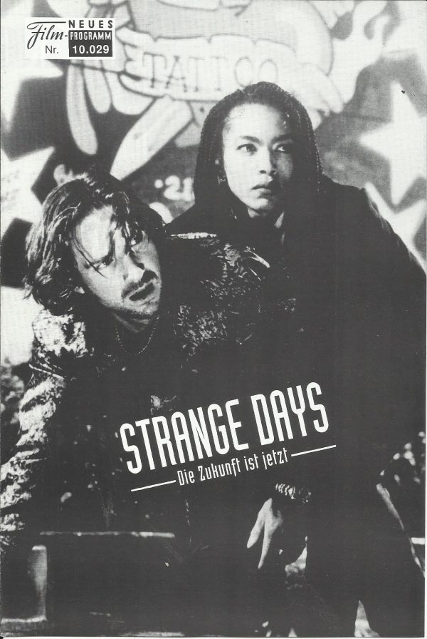 10029: Strange Days - Die Zukunft ist jetzt ( Kathryn Bigelow ) Ralph Fiennes, Angela Bassett, Juliette Lewis, Tom Sizemore, Michael Wincott, Vincent D´Onofrio, Richard Edson, Glenn Plummer, Brigitte Bako, William Fichtner