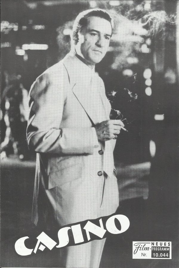 10044: Casino ( Martin Scorsese ) Robert De Niro, Sharon Stone, Joe Pesci, James Woods, Don Rickles, Alan King, Kevin Pollak, L. Q. Jones, Dick Smothers, Frank Vincent