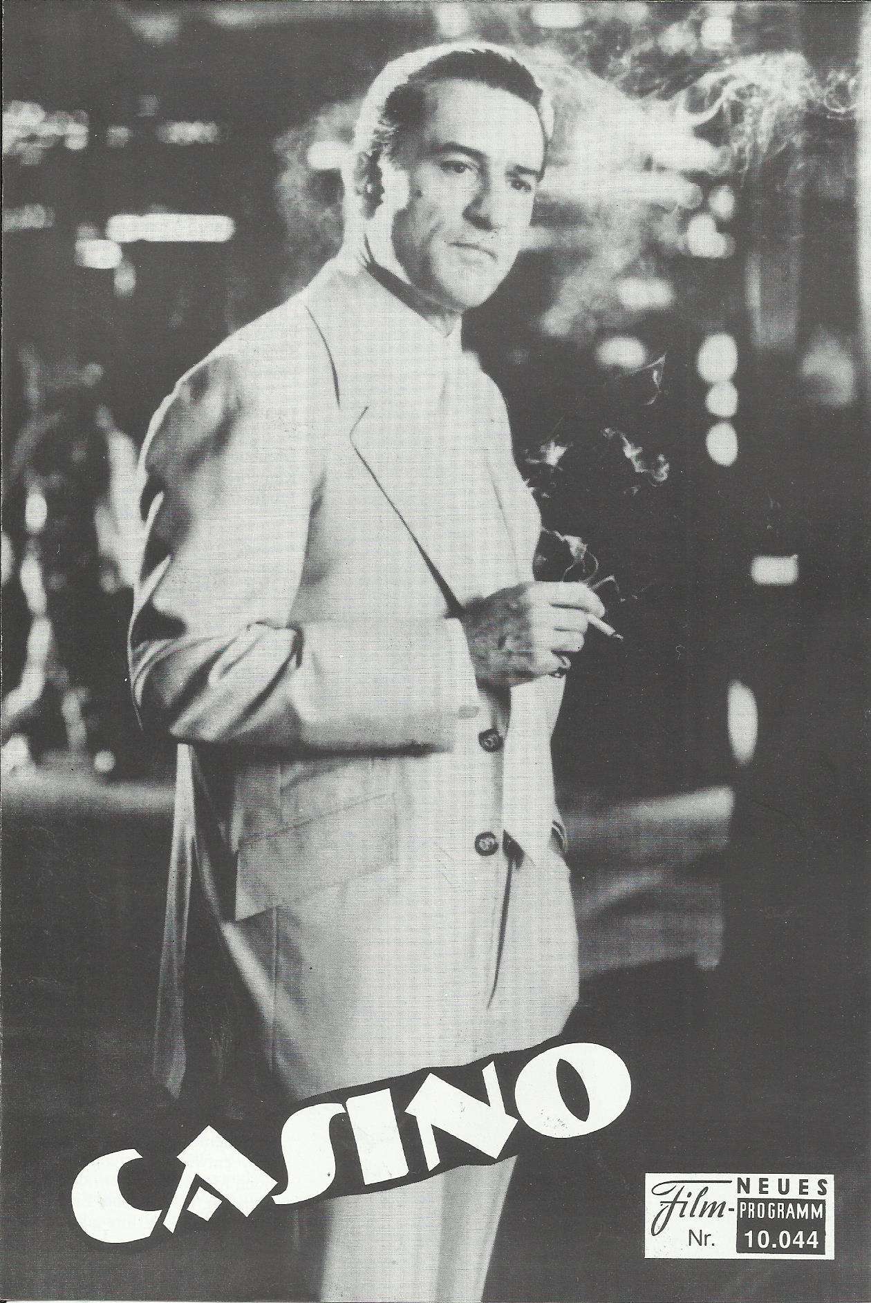 10044: Casino ( Martin Scorsese ) Robert De Niro, Sharon Stone, Joe Pesci, James Woods, Don Rickles, Alan King, Kevin Pollak, L. Q. Jones, Dick Smothers, Frank Vincent