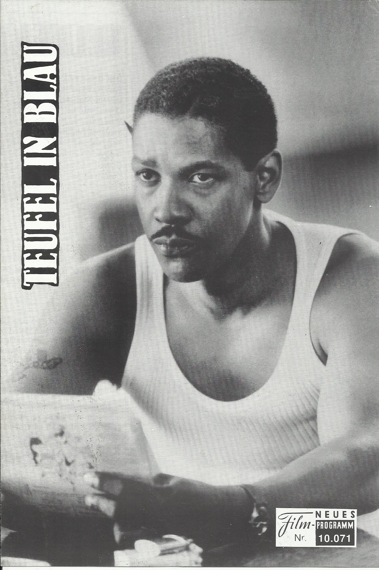 10071: Teufel in blau ( Carl Franklin ) Denzel Washington, Tom Sizemore, Jennifer Beals, Don Cheadle, Maury Chaykin, Terry Kinney, Mel Winkler, Jernard Burks, Lisa Nicole Carson, David Wolos-Fonteno