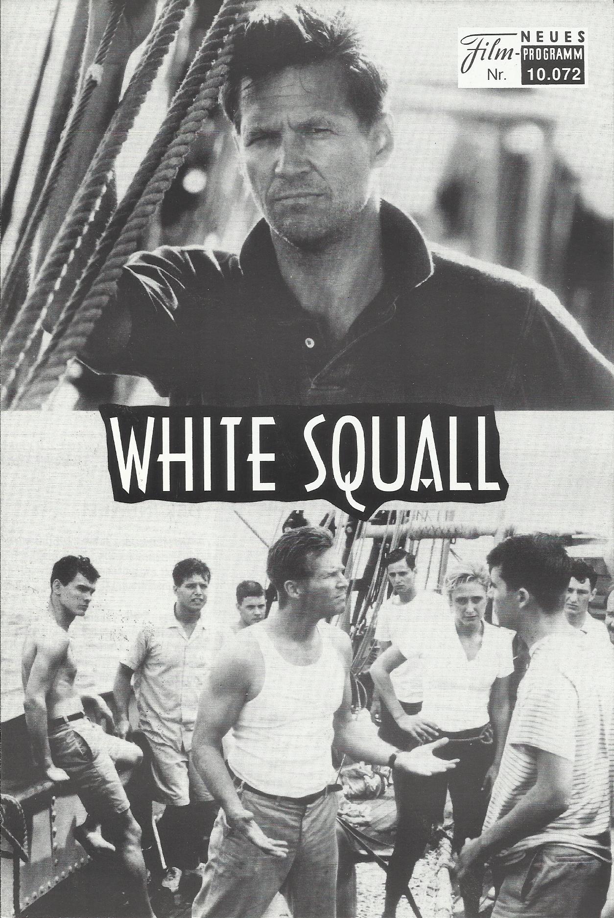 10072: White Squall ( Ridley Scott ) Jeff Bridges, Caroline Goodall, John Savage, Scott Wolf, Jeremy Sisto, Ryan Phillippe, David Lascher, Eric Michael Cole, Jason Marsden, David Selby, Julio Mechoso, Balthazar Getty, Etham Embry
