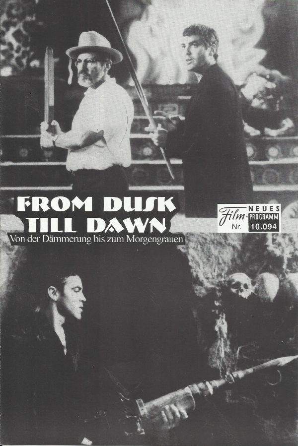 10094: From dusk till dawn - Von der Dämmerung bis zum Morgengrauen ( Robert Rodriguez ) Harvey Keitel, George Clooney, Quentin Tarantino, Juliette Lewis, Cheech Marin, Fred Williamson, Salma Hayek, Marc Lawrence, Michael Parks, Kelly Preston