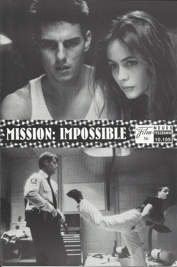 10109: Mission: Impossible ( Brian de Palma ) Tom Cruise, Jon Voight, Emmanuelle Beart, Henry Czerny, Jean Reno, Ving Rhames, Kristin Scott-Thomas, Vanessa Redgrave, Dale Dye, Marcel Ilures