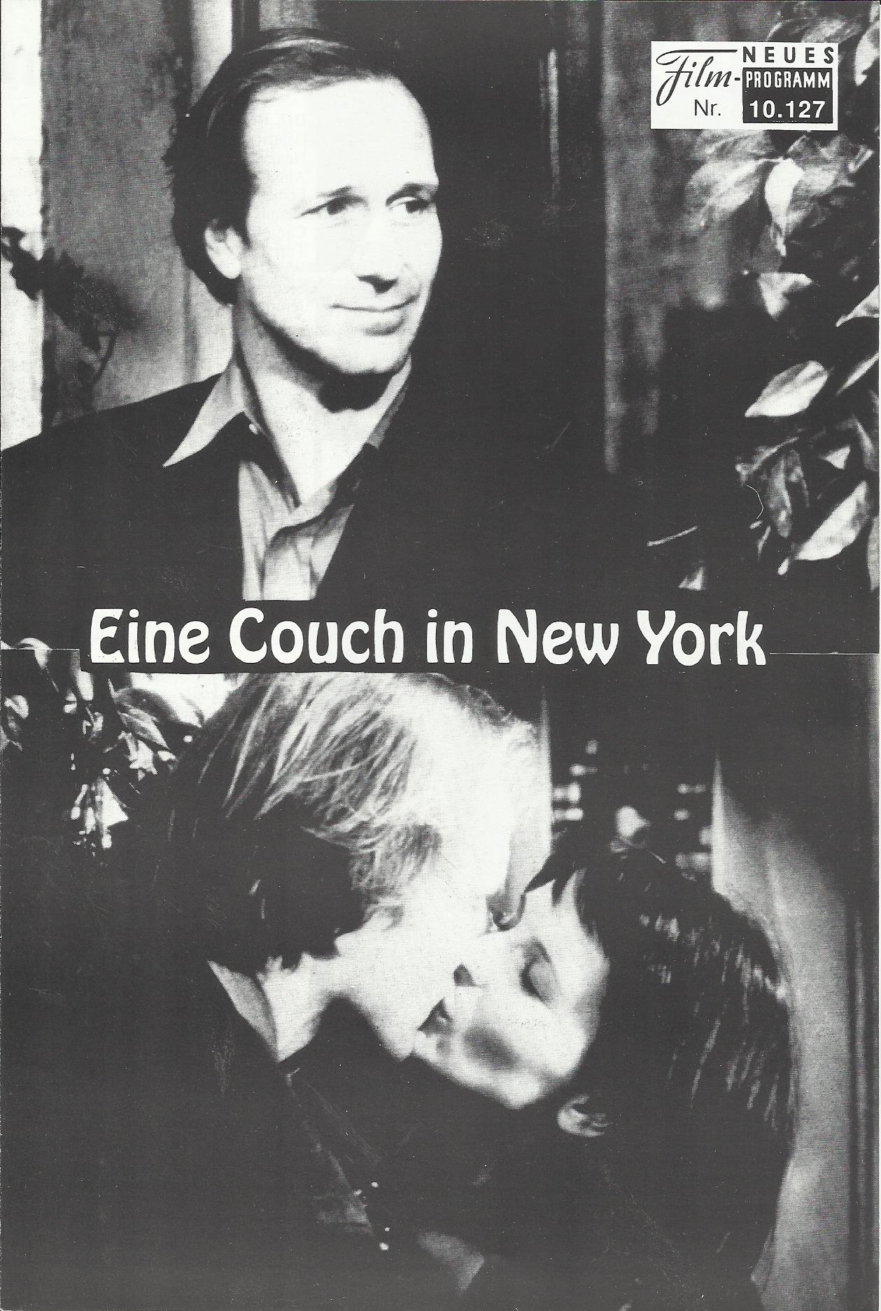 10127: Eine Couch in New York ( Chantal Akerman ) Juliette Binoche, William Hurt, Stephanie Buttle, Barbara Garrick, Paul Guylfoyle, Richard Jenkins, Kent Broadhurst, Matthew Burton, Henry Bean, Bernard Breuse