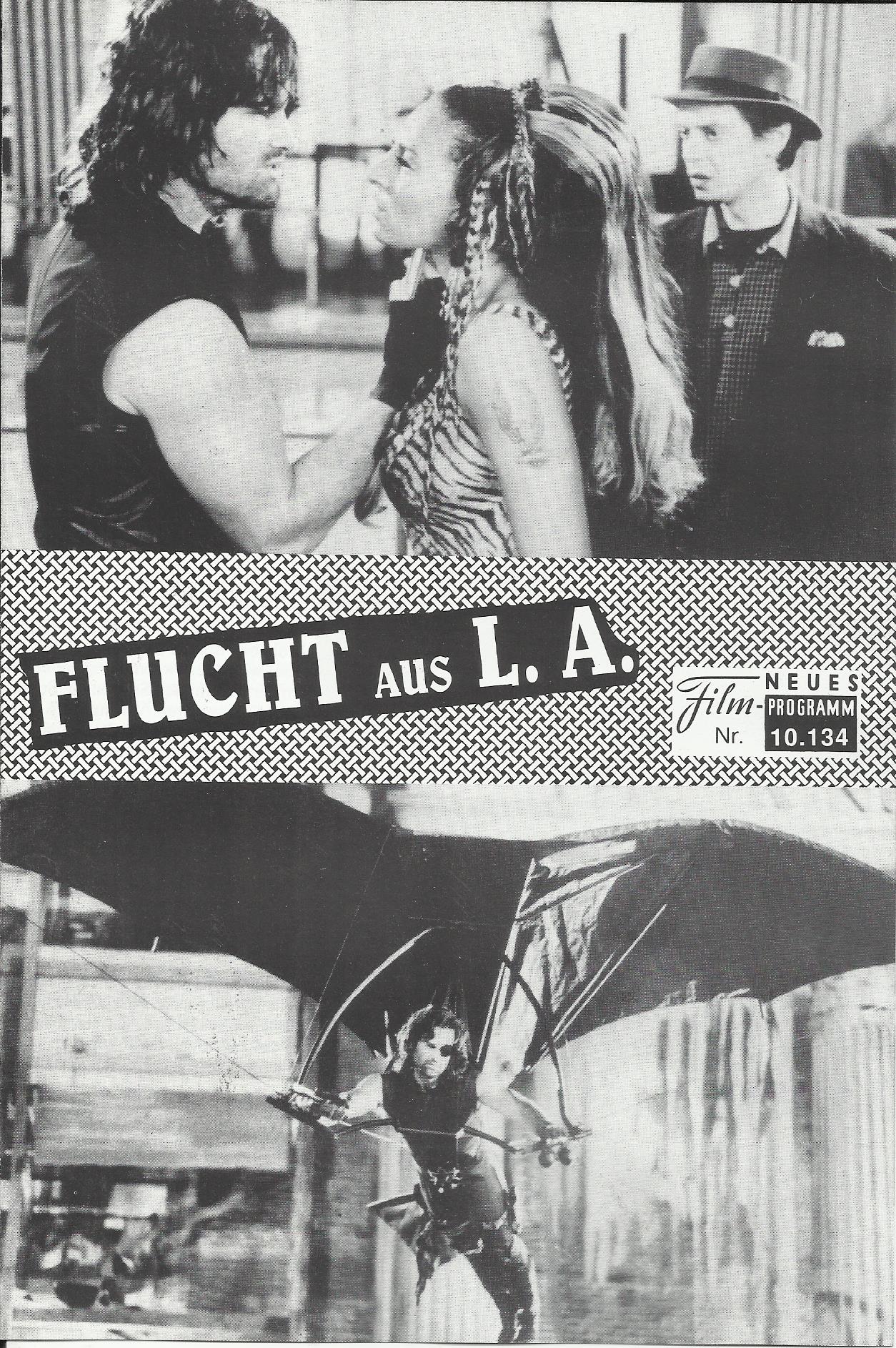 10134: Flucht aus L. A. ( John Carpenter ) Kurt Russell, Stacy Keach, Steve Buscemi, Peter Fonda, George Corraface, Bruce Campbell, Valeria Golino, Pam Grier, A. J. Langer, Cliff Robertson