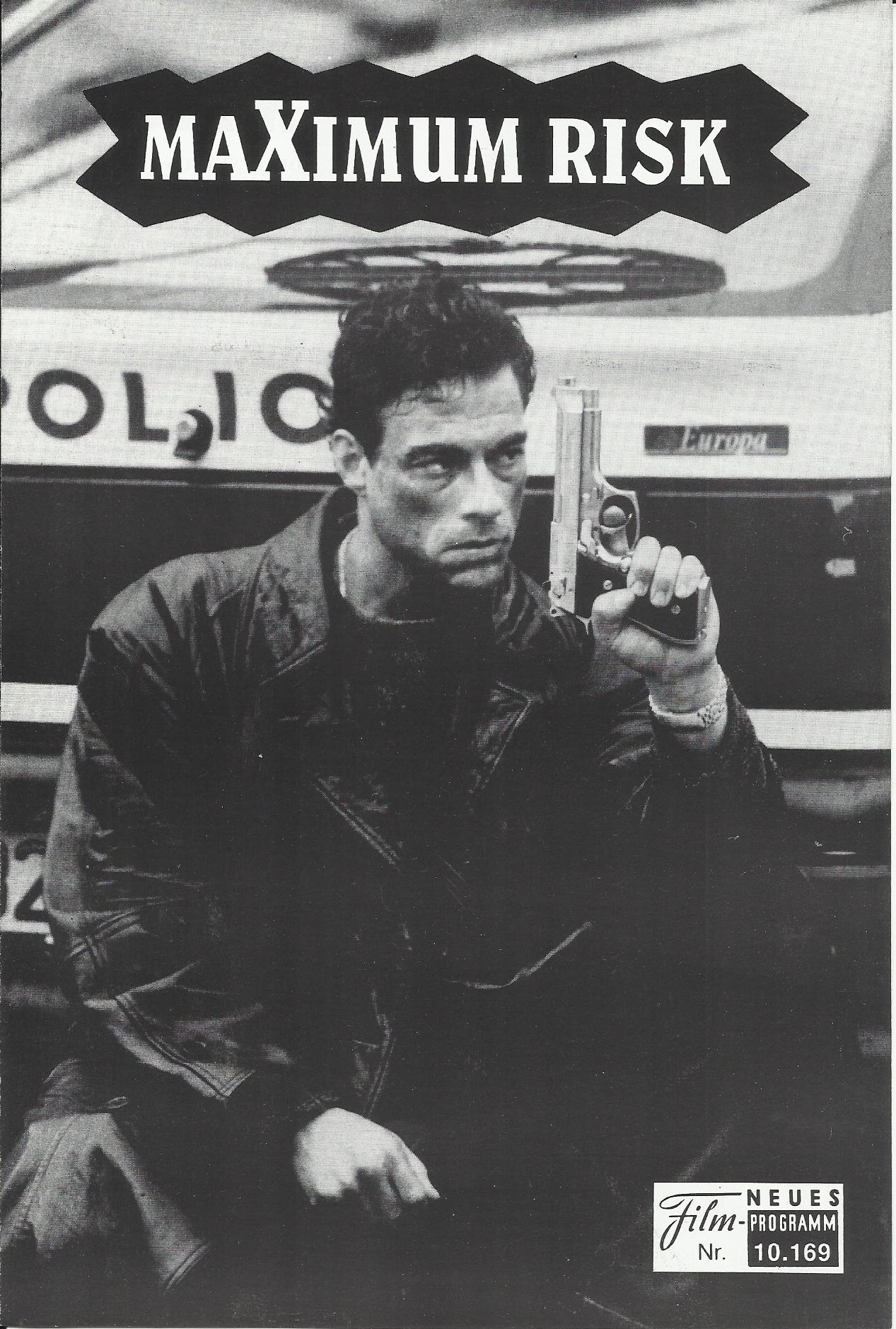 10169: Maximum Risk ( Ringo Lam ) Jean-Claude van Damme, Natasha Henstridge, Jean-Hugues Anglade, Zach Grenier, Paul Ben-Victor, Frank Senger, Frank van Keeken, David Hemblen, Stephane Audran, Herb Lovelle