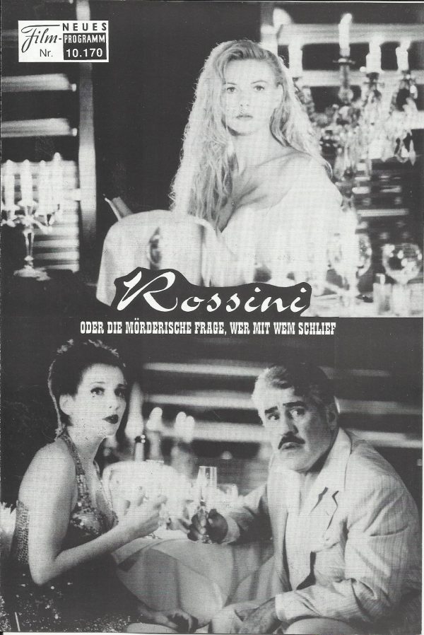 10170: Rossini oder die mörderische Frage, wer mit wem schlief ( Helmut Dietl ) Götz George, Mario Adorf, Heiner Lauterbach, Gudrun Landgrebe, Veronica Ferres, Joachim Krol, Hannelore Hoger, Armin Rohde, Jan Josef Liefers, Martina Gedeck