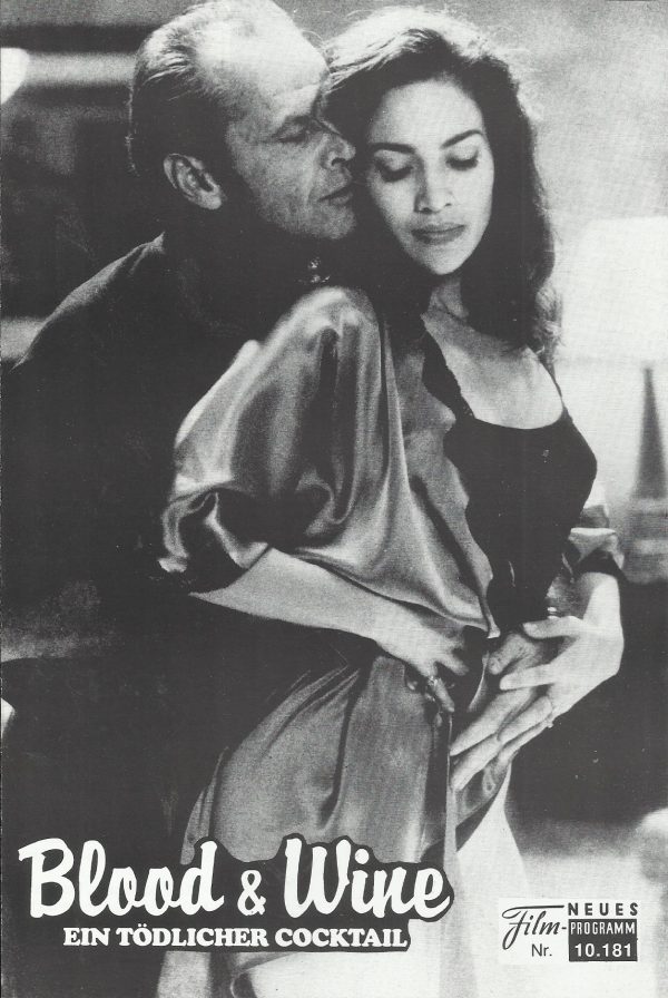 10181: Blood & Wine - Ein tödlicher Cocktail ( Bob Rafelson ) Jack Nicholson, Stephen Dorff, Jennifer Lopez, Judy Davis, Michael Caine, Harold Perrineau jr., Robyn Peterson, Mike Starr, John Seitz, Mark Macauley
