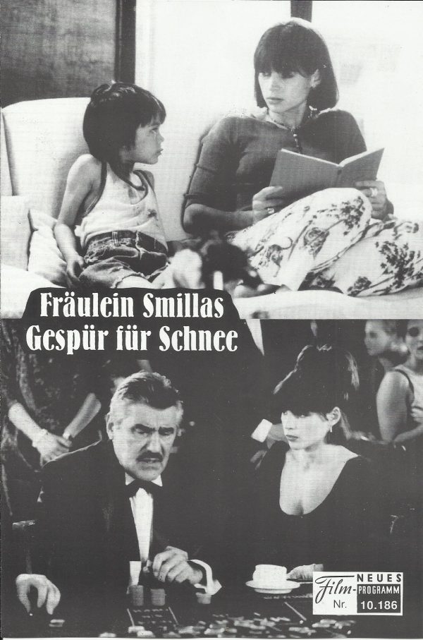 10186: Fräulein Smillas Gespür für Schnee ( Billie August ) Julia Ormond, Gabriel Byrne, Richard Harris, Robert Loggia, Jim Broadbent, Mario Adorf, Bob Peck, Tom Wilkinson, Emma Croft, Peter Capaldi