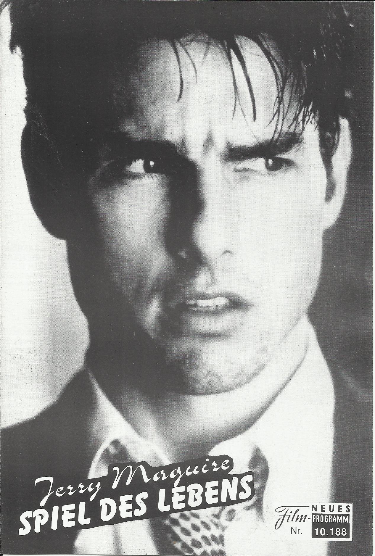 10188: Jerry Maguire - Spiel des Lebens ( Cameron Crowe ) Tom Cruise, Cuba Gooding jr., Renee Zellweger, Kelly Preston, Jerry O´Connell, Jay Mohr, Bonnie Hunt, Regina King, Jonathan Lipnicki, Todd Louiso
