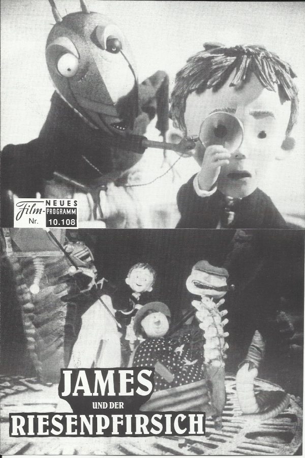 10108: James und der Riesenpfirsich ( Tim Burton ) Paul Terry, Joanna Lumley, Miriam Margolyes, J. Stephen Coyle, Steven Culp, Cirocco Dunlap, Michael Girardin, Tony Haney, Katherine Howell, Chae Kirby, Jeff Mosley, Emily Rosen