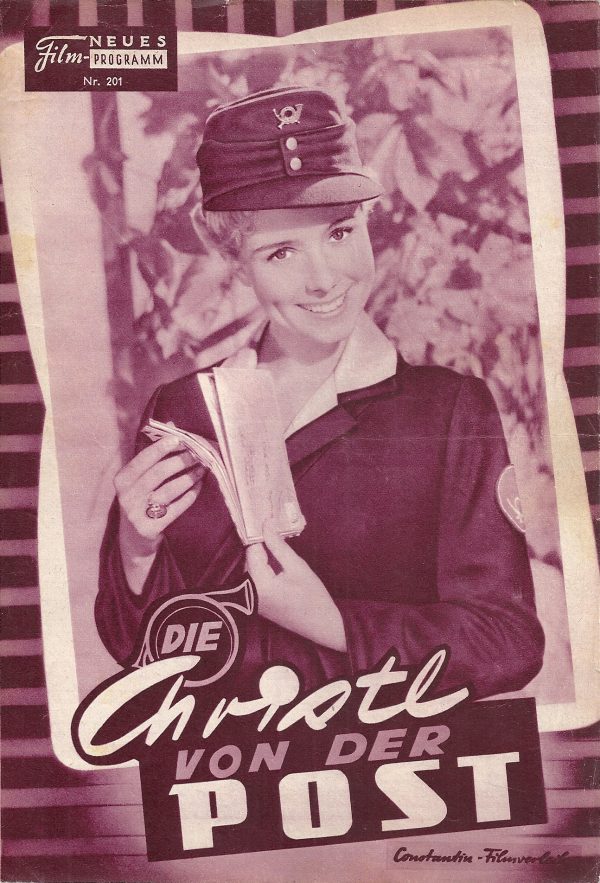 201: Die Christl von der Post ( rosa Ausgabe ! ) (Karl Anton) Gardy Granass, Hardy Krüger, Carl Wery, Paul Hörbiger, Claus Biederstaedt, Hannelore Bollmann, Gunther Philipp, Lotte Rausch, Carla Hagen, Ludwig Manfred Lommel, Wolfgang Neuss