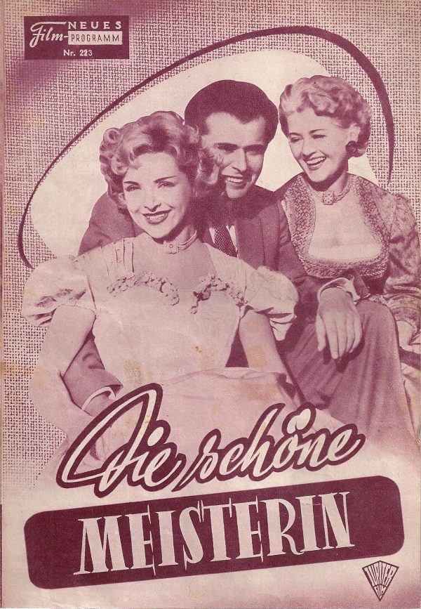 222: Die schöne Meisterin ( Fehlnummer 223 ) (Rudolf Schündler) Paul Löwiger, Gertl Theimer, Herta Staal, Paul Bösiger, Walter Gross, Susi Nicoletti, Rudolf Platte, Helga Martin