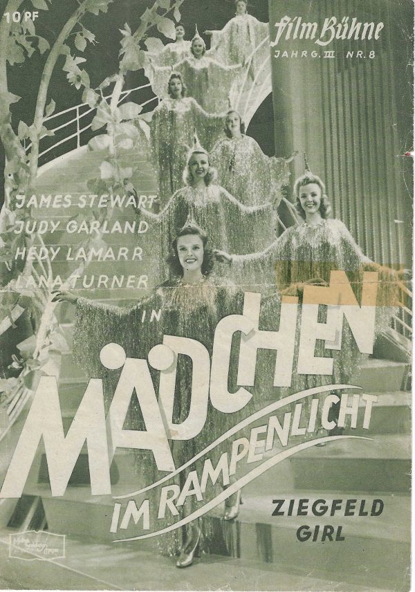 08: Mädchen im Rampenlicht ( Robert Z. Leonard ) Judy Garland, Hedy Lamarr, Lana Turner, James Stewart, Tony Martin, Ian Hunter, G. Winninger