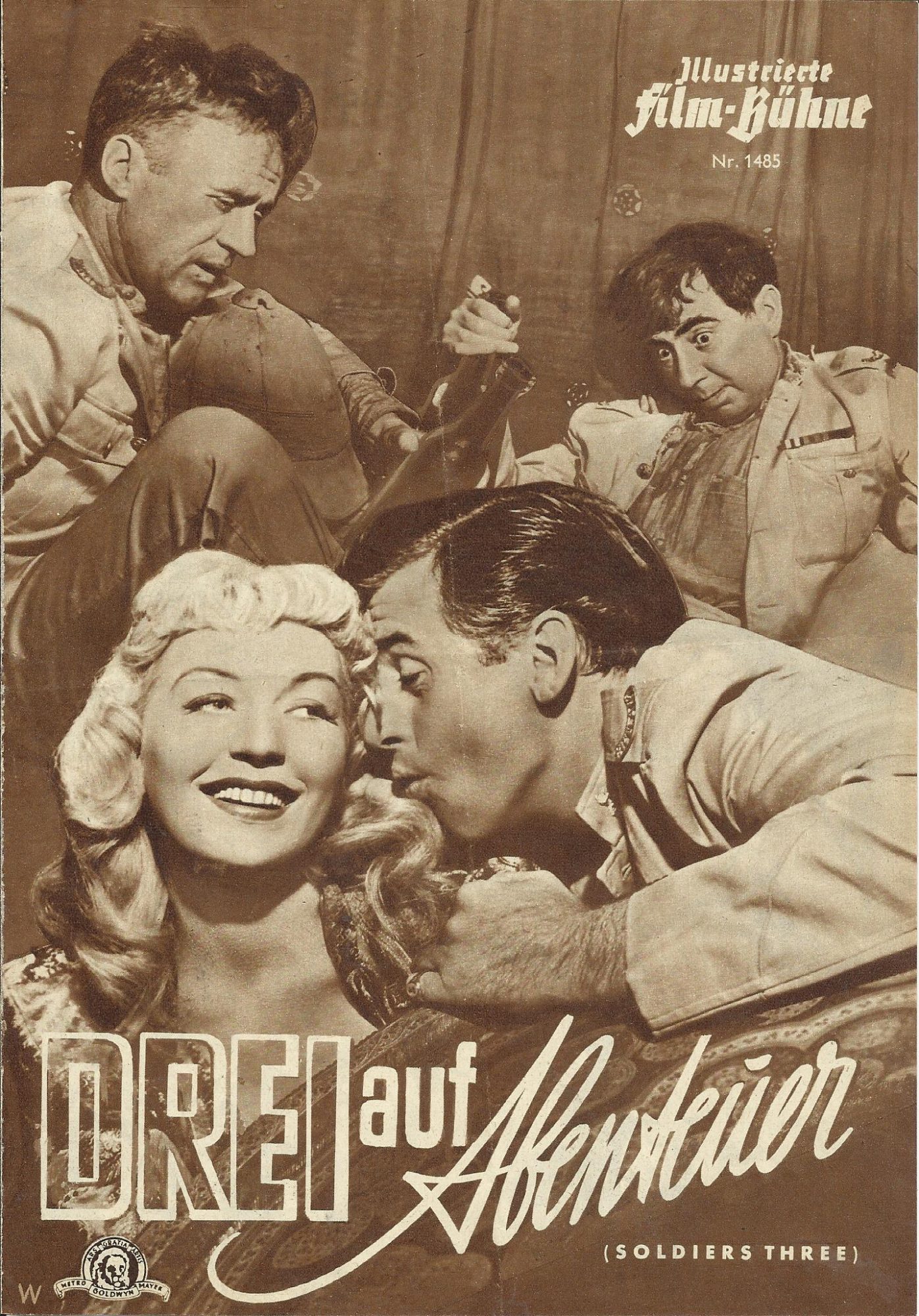 1485: Drei auf Abenteuer ( Tay Garnett ) Stewart Granger, Walter Pidgeon, David Niven, Robert Newton, Cyril Cusack, Frank Allenby, Richard Hale, Michael Ansara, Greta Gynt