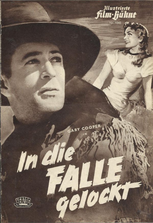 1045: In die Falle gelockt ( William Wyler ) Gary Cooper, Walter Brennan, Fred Stone, Doris Davenport, Forrest Tucker, Lilian Bond, Paul Hurst, Chill Wills, Charles Halton, Tom Tyler, Lupita Toyar, Dana Andrews, Julian Rivero, Roger Gray, Arthur Ayleswort