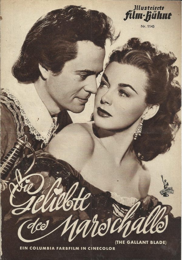 1145: Die Geliebte des Marschalls ( Henry Levin ) Larry Parks, Marguerite Chapman, Victor Jory, George Macready, Edith King, Michael Duane, Onslow Stevens, Peter Brocco, Tim Huntley, Ross Ford, Paul Campbell, Fred Sears, Nedrick Young, Wilton Graff