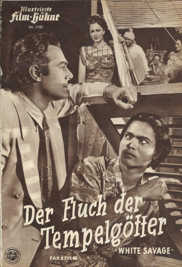 1181: Der Fluch der Tempelgötter ( Arthur Lubin ) Maria Montez, Jon Hall, Sabu, Thomas Gomez, Sidney Toler, Paul Guilfoyle, Turhan Bey, Don Terry, Constance Purdy