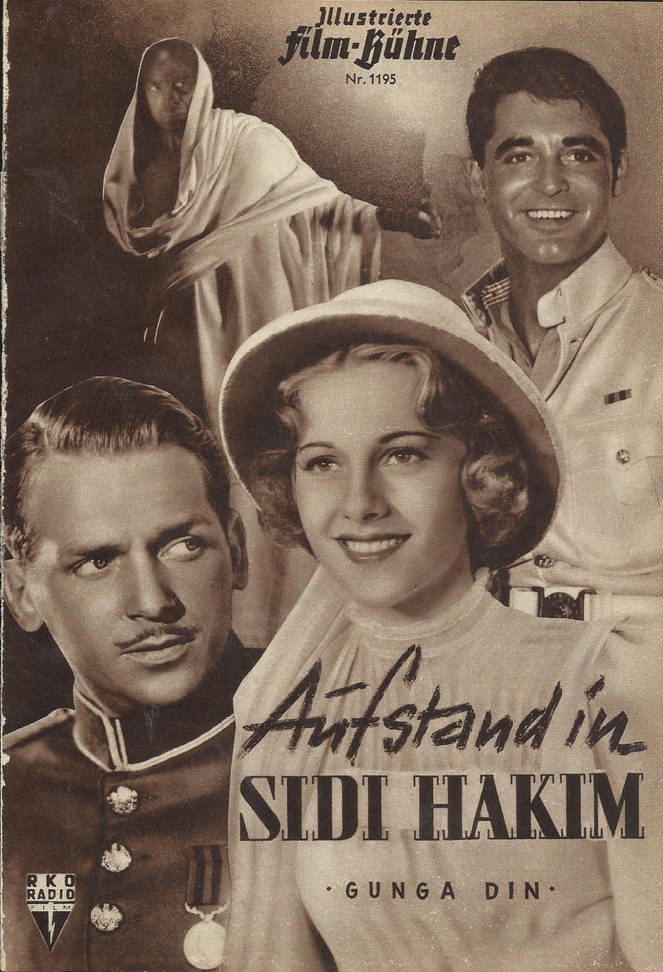 1195: Aufstand in Sidi Hakim ( George Stevens ) Cary Grant, Victor McLaglen, Douglas Fairbanks jr., Joan Fontaine, Sam Jaffe, Eduardo Cianelli