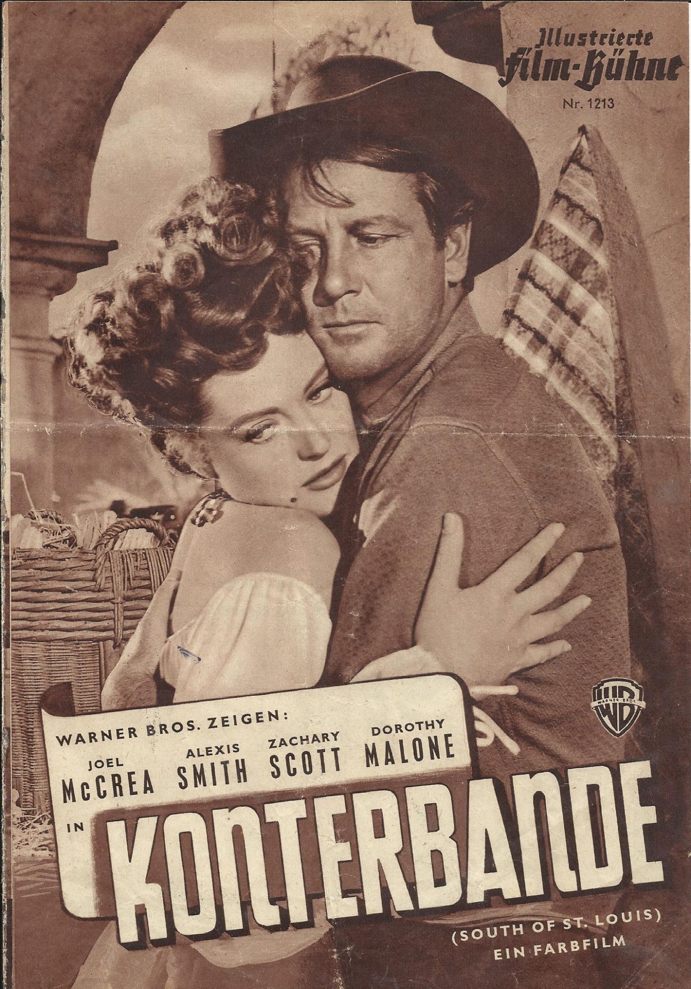 1213: Konterbande ( Ray Enright ) Joel McCrea, Alexis Smith, Zachary Scott, Dorothy Malone, Douglas Kennedy, Alan Hale, Victor Jory, Bob Steele, Art Smith, Monte Blue, Nacho Galindo