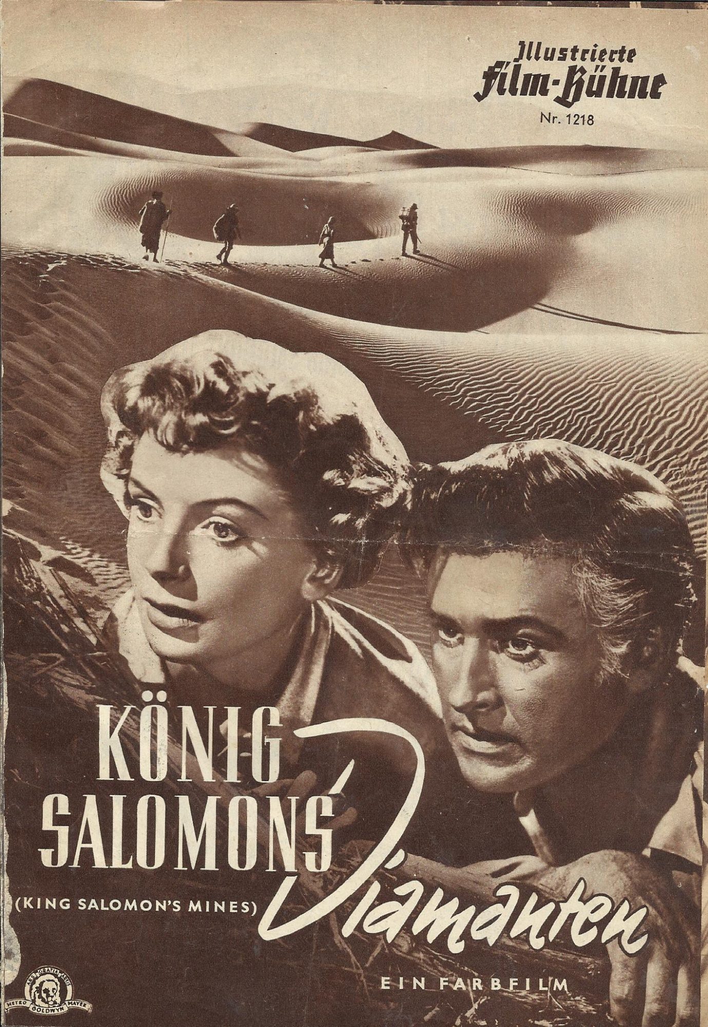 1218: König Salomons Diamanten ( Compton Bennett, Andrew Marton ) Deborah Kerr, Stewart Granger, Richard Carlson, Kimursi, Siriaque