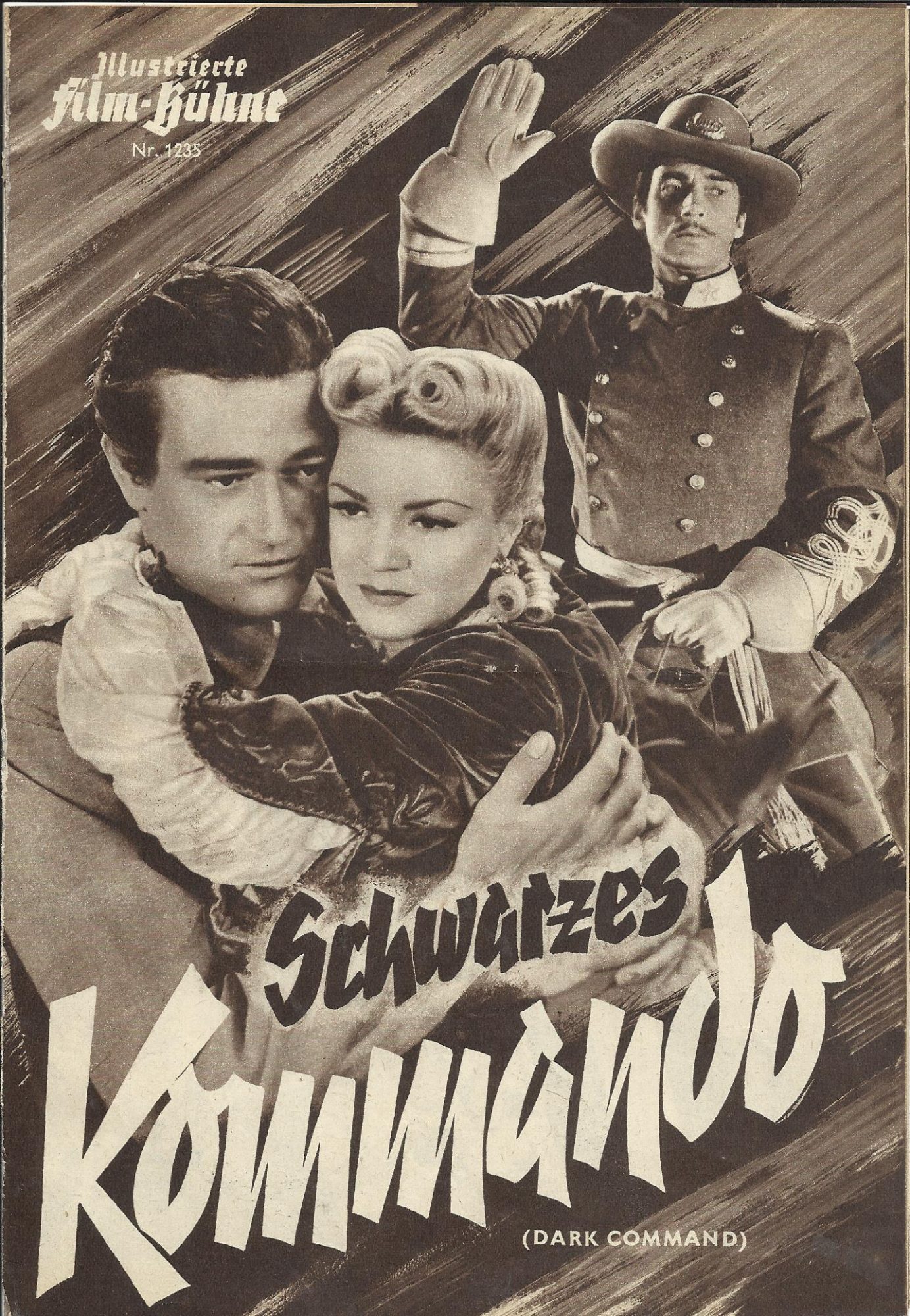 1235: Schwarzes Kommando ( Radul Walsh ) Claire Trevor, John Wayne, Walter Pidgeon, Roy Rogers, George Hayes, Porter Hall, Marjorie Main, Trevor Bardette