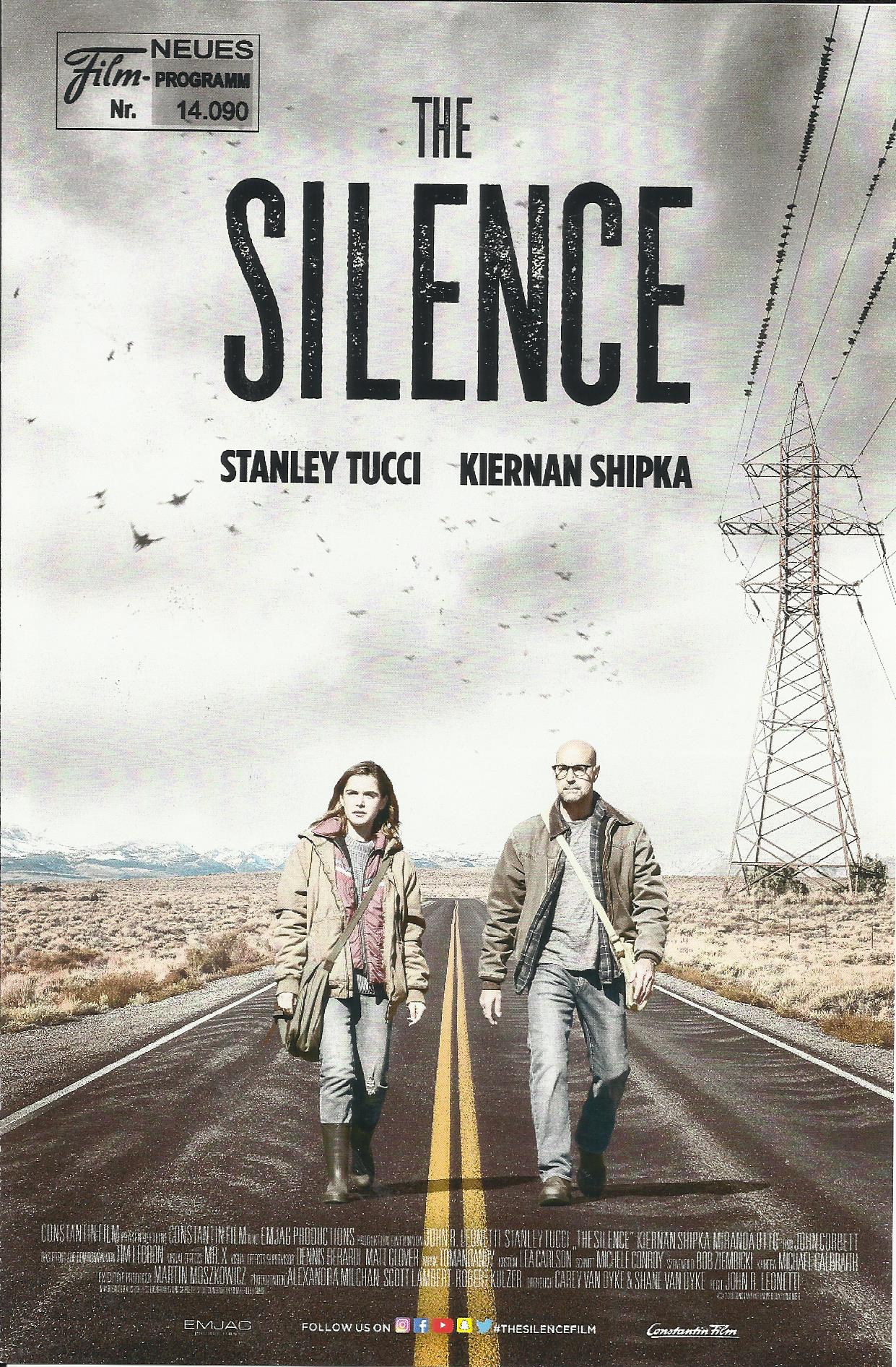 14090: The Silcence ( John R. Leonetti ) Stanley Tucci, Kiernan Shipka, Miranda Otto, Kate Trotter, John Corbett, Kyle Breitkopf, Dempsey Bryk, Billy MacLellan, Chris Whitby, Barbara Gordon, Zoe Doyle, Cory O´Brien, Alex Hatz, Gregory Waters