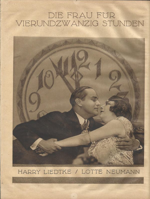 296: Die Frau für vierundzwanzig Stunden ( Reinhold Schünzel ) Lotte Neumann, Kurt Vespermann, Hugo Werner-Kahle, Max Kronert, Harry Liedtke, Maria Kamradek, Brüder Arno