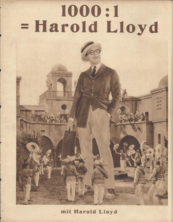 297: 1000 : 1 = Harold Lloyd ( Fred Newmeyer, Sam Taylor ) Jobyna Rolsten, Johan Aasen, Wallace Howe, James Mason, Leo White, Geyford Lloyd, Mark Jones, Harold Lloyd