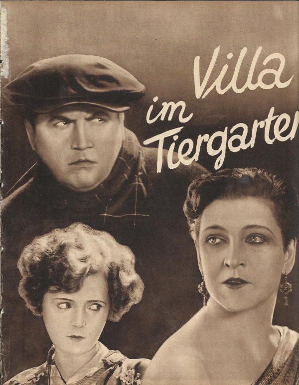 559: Villa im Tiergarten ( Franz Osten Joe Stöckel ) Charles Willy Kayser, Hans Albers, Jack Mylong-Münz, Bobby Bender, Alfred Travers, Elsa Krüger, Ilona Karolewna, Lissy Arna, Margarete Kupfer, Maria Mindzenty, Siegfried Arno, Aud Egede Nissen, Joe Marc