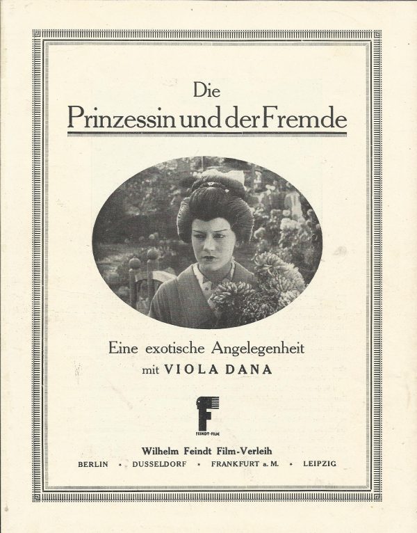 Die Prinzessin und der Fremde ( Japan ) Viola Dana,