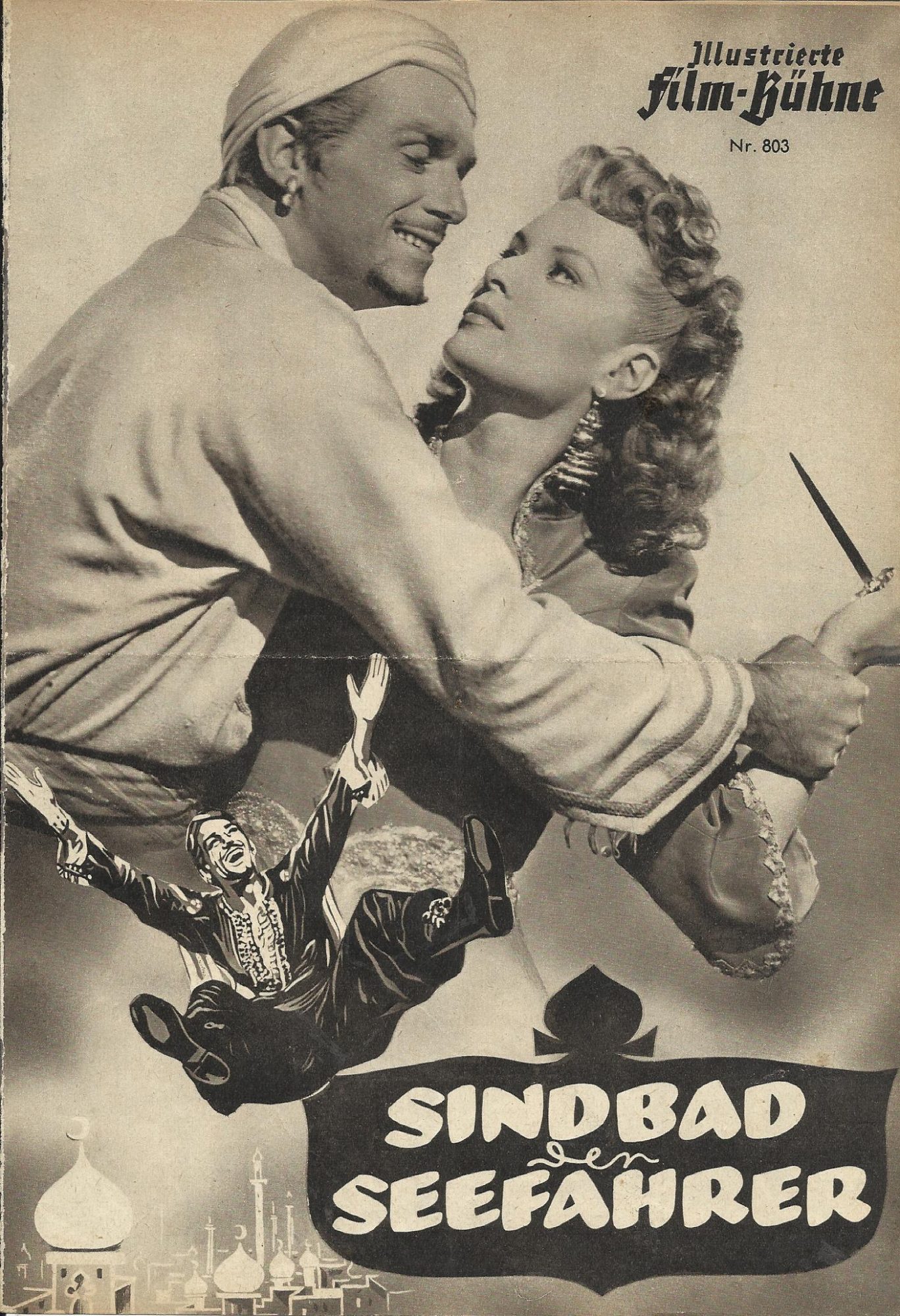 803: Sinbad Seefahrer ( Richard Wallace ) Douglas Fairbanks jr., Maureen O´Hara, Walter Slezak, Anthony Quinn, George Tobias, Alan Napier, Jane Greer, John Miljan, Barry Mitchell, Sheldon Leonhard