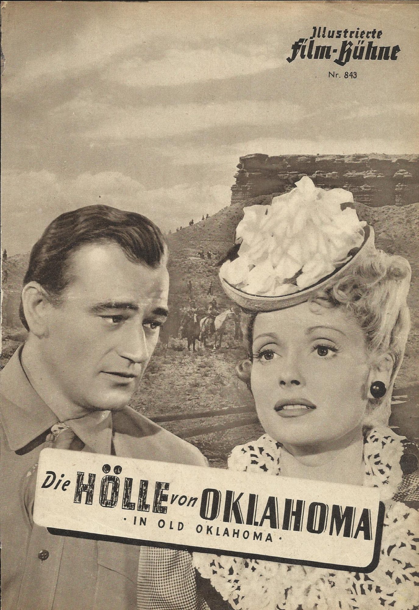 843: Die Hölle von Oklahoma ( Albert S. Rogell ) John Wayne, Martha Scott, Albert Dekker, George Hayes, Marjorie Rambeau, Grant Withers, Paul Fix, Sydney Blackmer, Byron Foulger