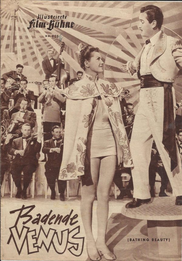 500: Badende Venus ( George Sidney ) Red Skelton, Esther WIlliams, Basil Rathbone, Bill Goodwin, Ethel Smith, Jean Porter, Carlos Ramirez, Donald Meek