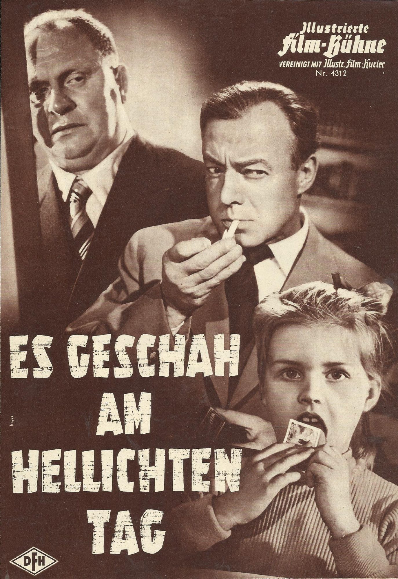 4312: Es geschah am hellichten Tag ( Friedrich Dürrenmatt ) Heinz Rphmann, Michel Simon, Ewald Balser, Gert Fröbe, Berta Drews, Siegfried Lowitz, Maria Rosa Salgado, Anita von Ow, Barbara Haller, Heinrich Gretler, Emil Hegetschweiler, Sigfrit Steiner, Ren