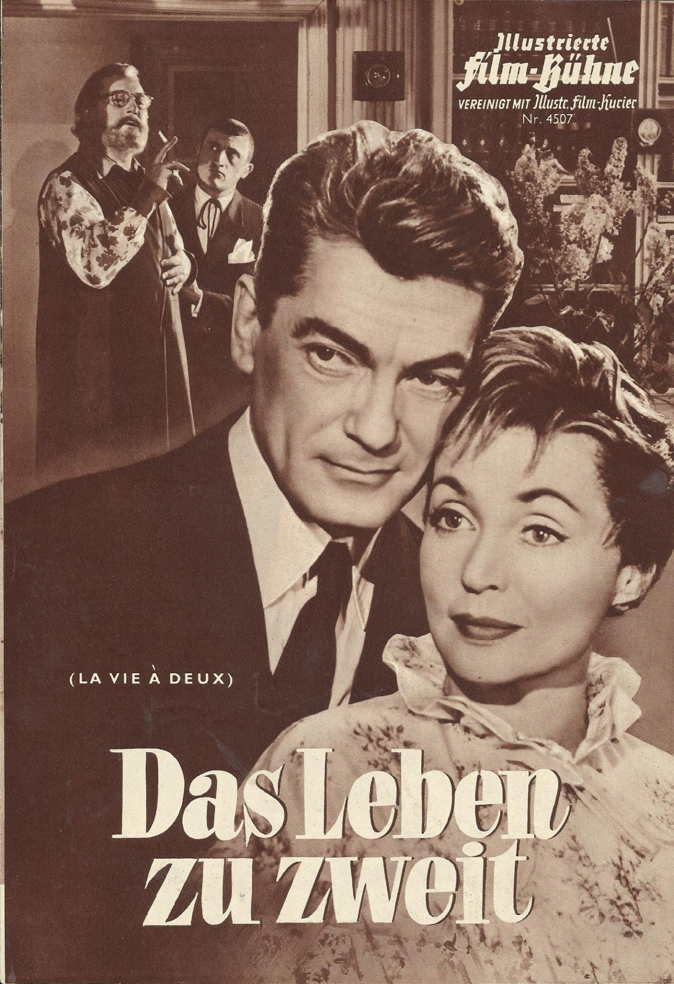 4507: Das Leben zu zweit ( Clement Duhour ) Pierre Brasseur, Pauline Carton, Danielle Darrieux, Sophie Desmarets, Ivan Desny, Jacques Dumesnil, Christian Duvaleix, Fernandel, Edwige Feuillere, Louis de Funes, Jacques Jouanneau, Robert Lamoureux, Pierre La