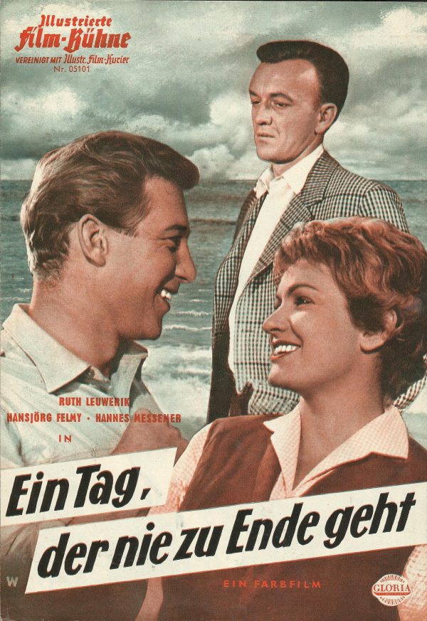 5101: Ein Tag, der nie zu Ende geht ( Franz Peter Wirth ) Ruth Leuwerik, Hansjörg Felmy, Hannes Messemer, Mady Rahl, Karl Lieffen, Herbert Tiede, Heinz Kargus, Rudolf Rhomberg, Manfred Kunst