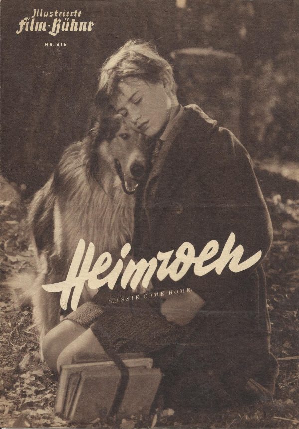 616: Heimweh ( Fred M. Wilcox ) Roddy Mc Dowall, Donald Crisp, Dame May Whitty, Edmund Gwenn, Nigel Bruce, Elsa Lanchester, Elizabeth Taylor, Ben Webster, J. Patrick O´Malley, Alan Napier, Arthur Shields, John Rogers, Alec Craig, Lassie