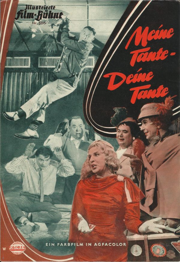 3395: Meine Tante - Deine Tante ( Carl Boese ) Theo Lingen, Hans Moser, Oskar Sima, Georg Thomalla, Fritz Imhoff, Harry Fuss, Rolf Olsen, Hans Hermann Schaufuss, Sabine Bethmann, Ethel Reschke, Gerty Godden, Helga Martin, Paul Heidemann