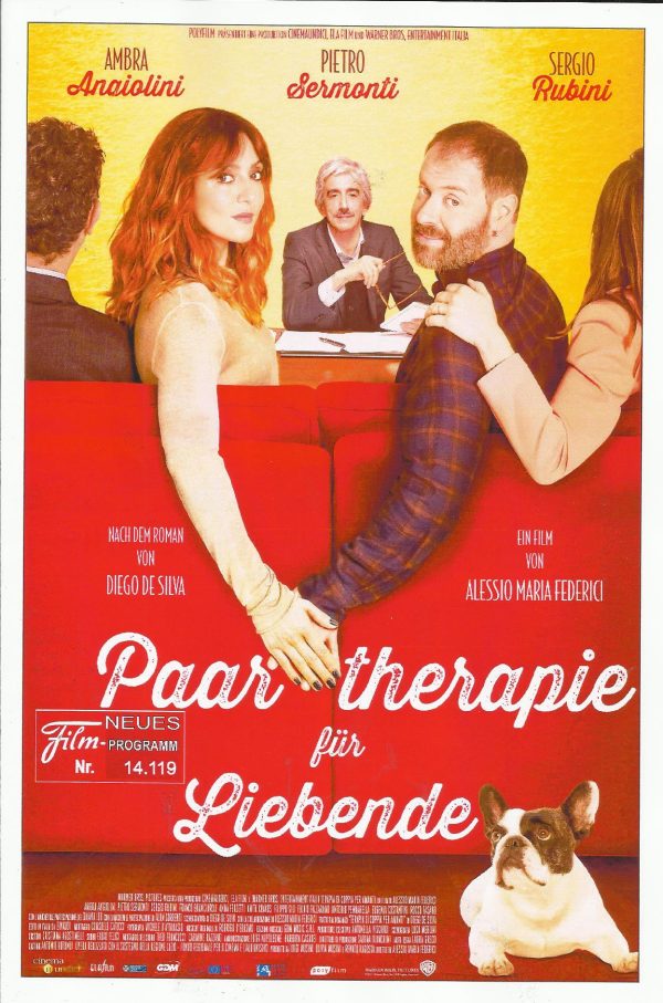 14119: Paartherapie für Liebende ( Alessio Maria Federici ) Ambra Angiolini, Pietro Sermonti, Franco Branciaroli, Alessandro Carbonara, Fulvio Falzarano, Rocco Fasano, Anna Ferzetti, Anita Kravos, Giacomo Nasta, Sergio Rubini, Anna Terio