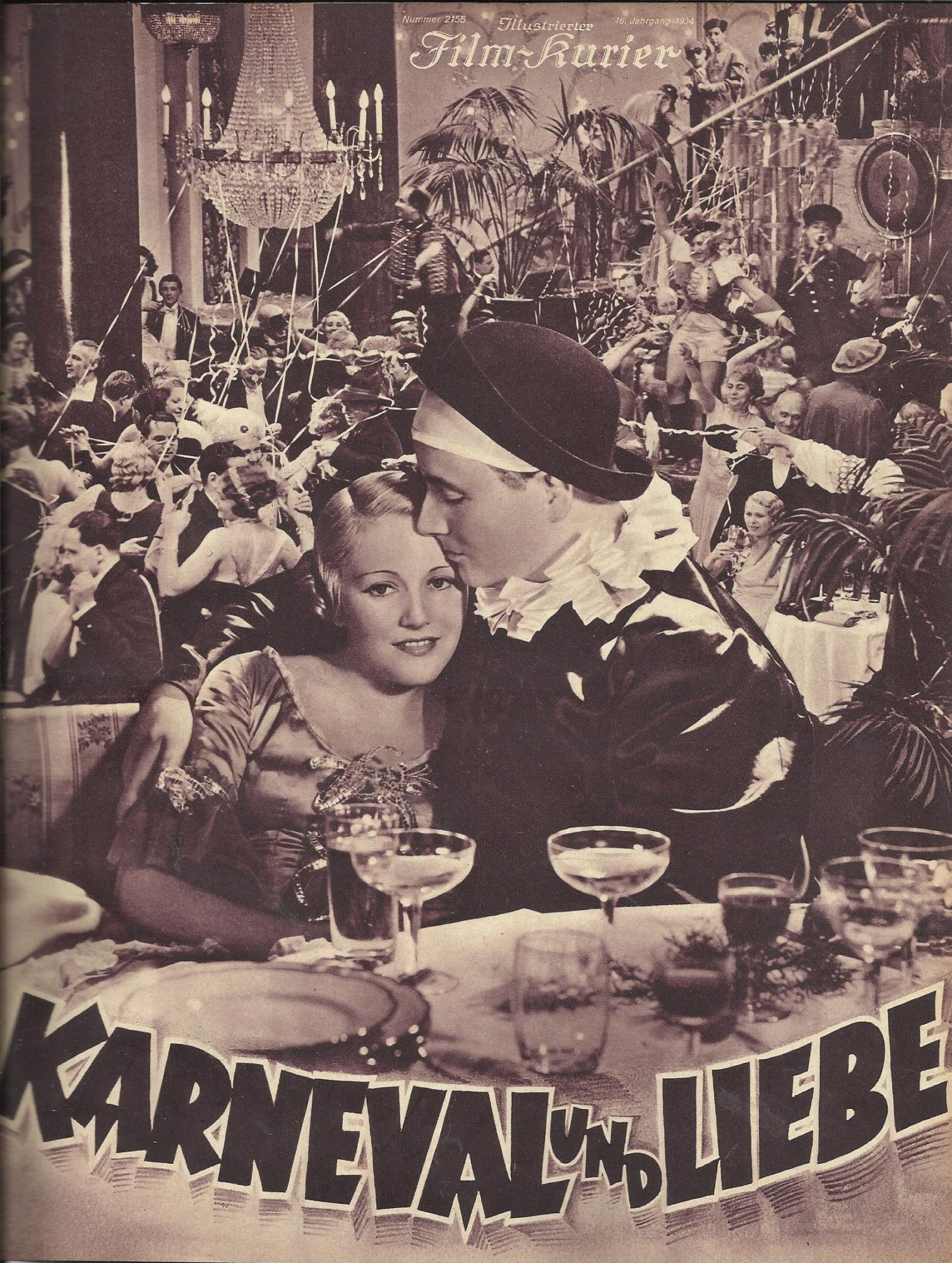 2155: Karneval und Liebe ( Carl Lamac ) Hermann Thimig, Lien Deyers, Mino v. Dely, Ingeborg Grahn, Hans Moser, Herbert Hübner, Rudolf Carl