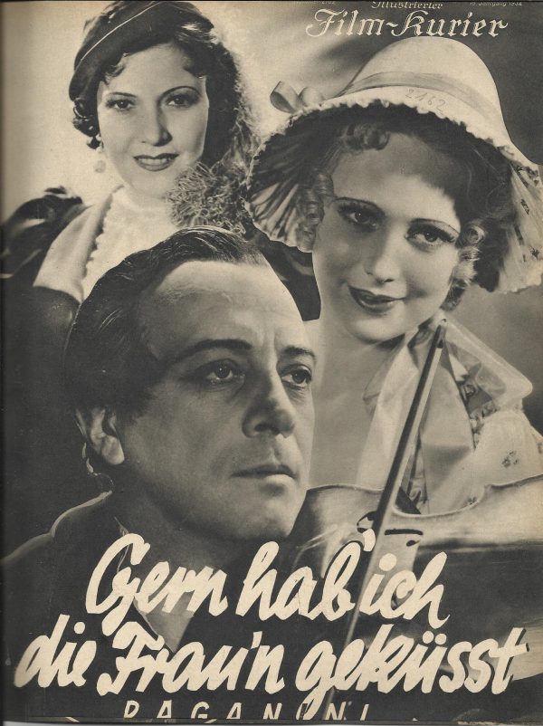 2162: a: Gern hab ich die Fraun geküsst ( ??? ) Ivan Petrovich, Eliza Illiard, Theo Lingen, Adele Sandrock, Maya Feist, Rudolf Klein-Rogge, Aribert Wäscher, Erika Glässner, Maria Beling, Veit Harlan, Gustav Mahnke, Egon Brosig,