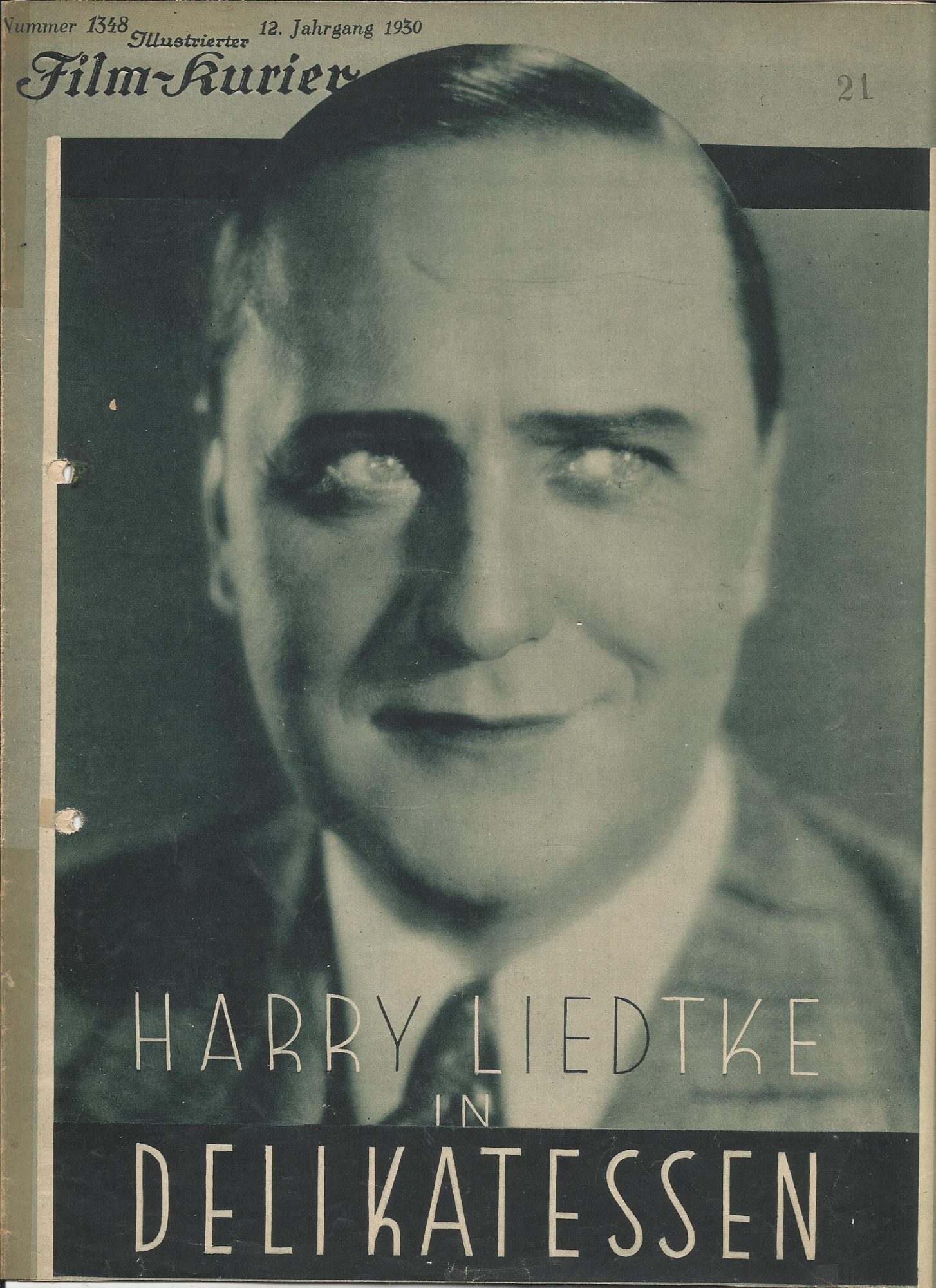1348: Delikatessen ( Geza von Bolvary ) Harry Liedtke, Ernst Verebes, Gustl Stark-Gstettenbaur, Hans Junkermann, Ernst Senesch, Daniela Parola, Georgia Lind, Paul Horbiger