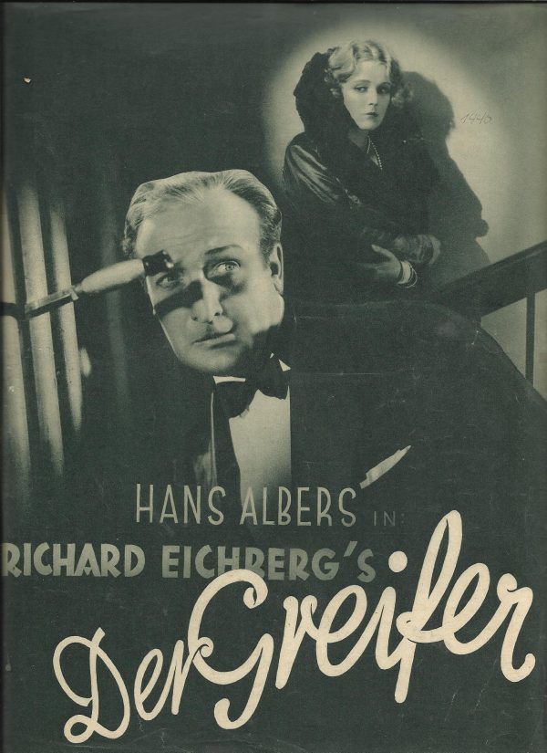1440: Der Greifer ( Richard Eichberg ) Hans Albers, Eugen Burg, Harry Hardt, Hans Albers, Margot Walter, Charlotte Susa, Karl Ludwig Diehl, Hermann Blaß, Erich Schönfelder, Jack Mylong-Münz, Hugo Fischer-Köppe, Milo de Sabo, Senta Söneland, Hertha v. Walt