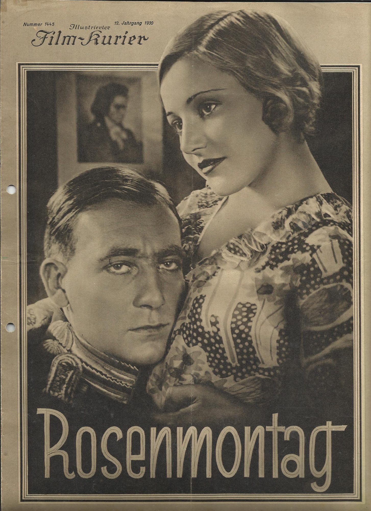 1445: Rosenmontag ( Hans Steinhoff ) Eduard v. Winterstein, Karl Ludwig Diehl, Peter Voß, Lutz Altschul, Harry Halm, Mathias Wieman, Hubert v. Meyerinck, Lien Deyers, Fritz Alberti, Hanna Waag, Gertrud Arnold, Lucie Euler, Lotte Spira, Heinz Glahn, Paul H