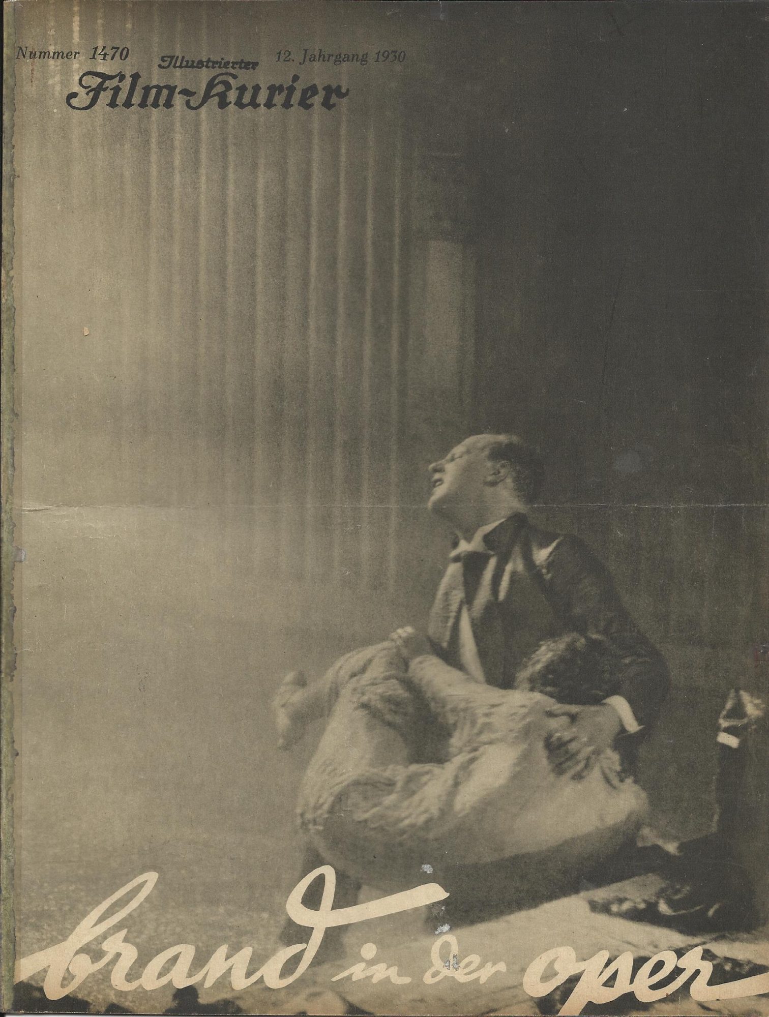 1470: brand in der oper ( Carl Froelich ) Alexa Engström, Gustav Fröhlich, Gustaf Gründgens, Gertrud Arnold, Marianne Froelich, Hans Peppler, Julius Falkenstein, Arthur Kistenmacher, Paul Mederow, Aenne Görling, Ilse Nast, Hadrian Maria Netto, Sophie Paga