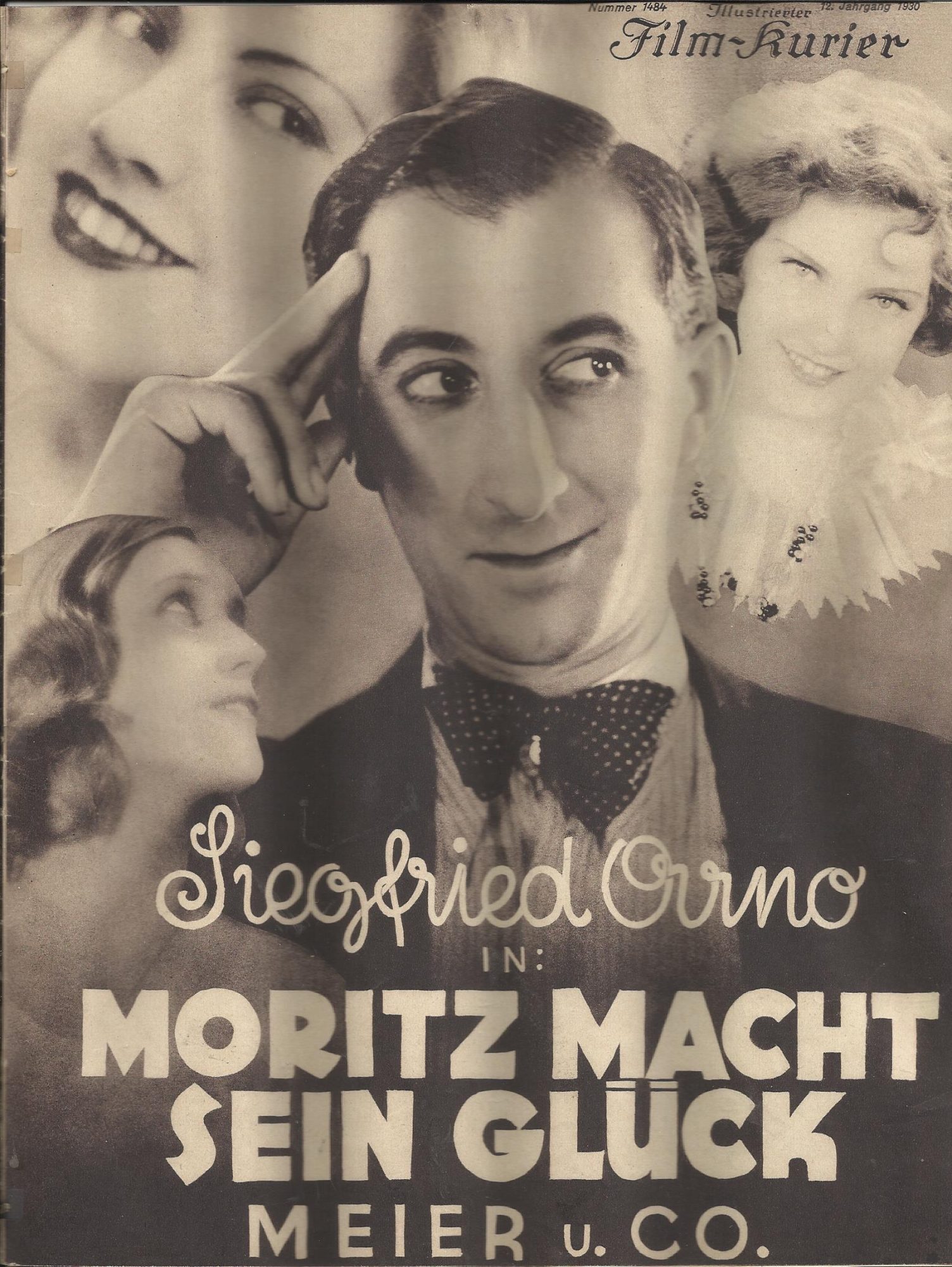 1484: Moritz macht sein Glück ( Jaap Speyer ) Viktor Schwanneke, Willy Prager, Irene Ambrus, Siegfried Arno, Anny Ann, Phil. Manning, Igo Sym, Ernst Proeckl, Leo Peukert, Johannes Roth