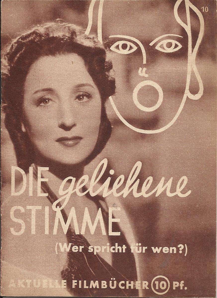 038: Die geliehene Stimme ( Wer spricht für wen ? ) Marietta Lotti, Isa Pola, Laura Nucci, Ursula Grabley,